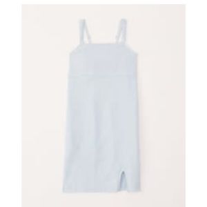 Abercrombie Kids Linen Blend Dress in Light Blue